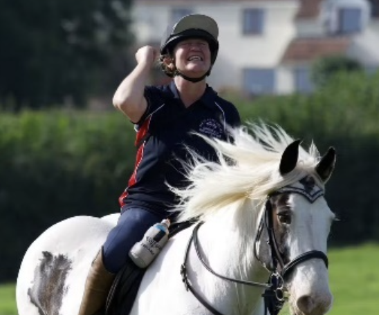 Kiera, completed an endurance race after being treated for Asthma